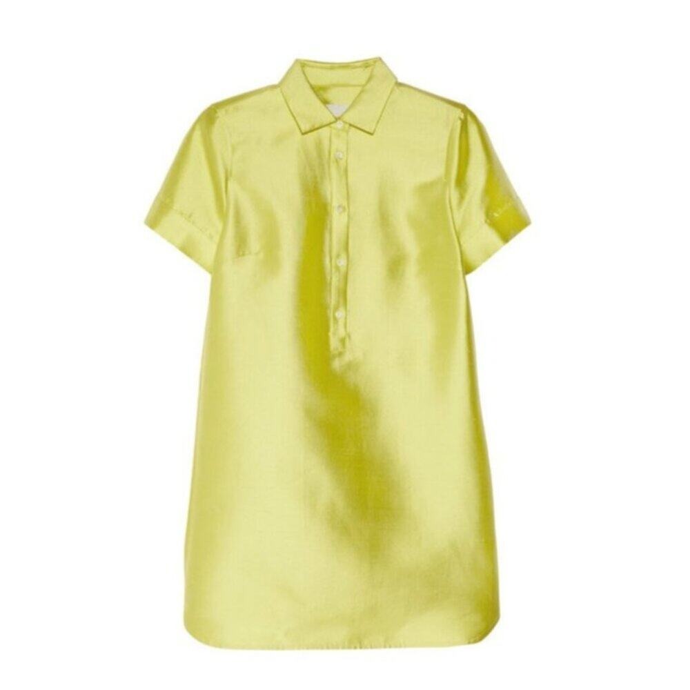 J.Crew Collection silk-cotton blend shantung mini dress 8 - Picture 5 of 13